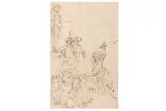 Untitled by Giovanni Domenico Cappellino, ink, offered Aug 2020