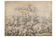 Untitled by François Boitard, ink, offered Aug 2020