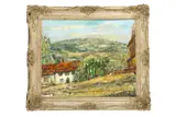 Untitled by Douglas Druce, oil on board, offered Aug 2020