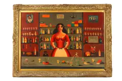 Untitled by Jean Carrau, oil, offered Aug 2020