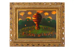 Untitled by Jean Carrau, oil, offered Aug 2020