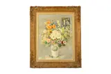 Untitled by Charles Cundall, oil on canvas, offered Aug 2020