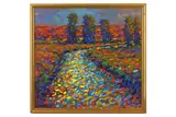 Untitled by Paul Stephens, oil on board, offered Aug 2020