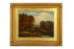 Untitled by Joseph Haslam Hawksworth, oil on canvas, offered Aug 2020