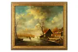 Untitled by Pieter Cornelis Steenhouwer, oil on panel, offered Aug 2020
