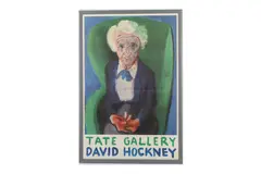 Untitled by David Hockney, oil, offered Aug 2020