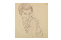 Untitled by John Sergeant, ink, offered Jul 2020