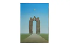 Untitled by David Cheepen, acrylic on board, offered Jul 2020