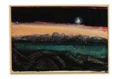 Untitled by Kieth Grant, acrylic on paper, offered Jul 2020