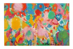 Untitled by Alma Slocombe, 1988, oil on canvas, offered Jul 2020