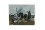 Untitled by Norman Basil Town, ink and gouache, offered Jul 2020