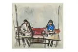 Untitled by Julian Bailey, pencil and gouache, offered Jul 2020