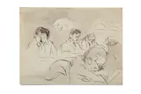R.a. (1907–1989) by Feliks Topolski, ink and wash, offered Jul 2020