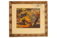 Untitled by Jaroslav Koluch, Oil on paper, offered Jul 2020