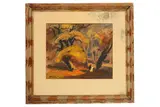 Untitled by Jaroslav Koluch, Oil on paper, offered Jul 2020