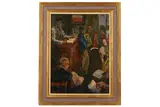Untitled by Le Clerc Fowle, oil on board, offered Jul 2020