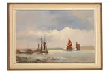 Untitled by W Davies, oil on canvas, offered Jul 2020