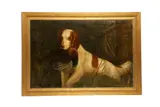 Spaniel with pheasant signed J Duvall (lower right) oil on canvas height 60cm x width 90cm by John Duval, oil on canvas, offered Jul 2020