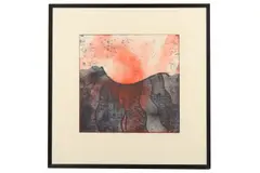 Untitled by Mark Visione, etching, offered Jul 2020