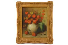 Untitled by Leonard Ashford, oil on board, offered Jul 2020