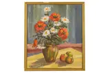 Untitled by Jaroslaw Olejnicki, oil on board, offered Jul 2020