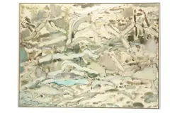 Untitled by Maarten van den Bos, oil on canvas, offered Jul 2020