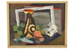 Untitled by W. E. C, oil on board, offered Jul 2020