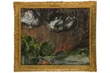 Untitled by Harald Marenholtz, oil on board, offered Jul 2020