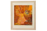 Untitled by Harald Marenholtz, oil on board, offered Jul 2020