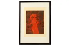 Untitled by Mark Visione, etching, offered Jul 2020
