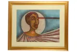 Untitled by Solly Malope, pastel and coloured, offered Jul 2020