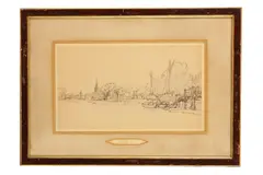 Untitled by Augustus Wall Callcott, ink, offered Jul 2020