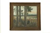 Untitled by Max Degebrodt, oil on board, offered Jul 2020