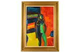 Untitled by Angela Nicholls, oil on board, offered Jul 2020