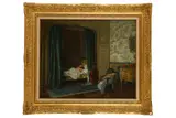Untitled by Léonce de Joncières, oil on board, offered Jul 2020