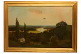 View of the Thames from Richmond hill by J Lewis Of Richmond, Oil on canvas, offered Jul 2020