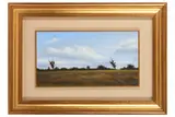 Landscapes, a pair each signed Francis Kelly (lower right) each oil on board 18 x 30cm (7 x 11 3/4in); 18 x 32cm (7 x 12 1/2 in) (2) by Francis Robert Kelly, oil on board, offered Jul 2020