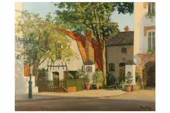 Untitled by Julian Barrow, oil on canvas, offered Jul 2020