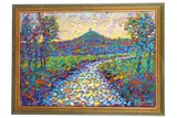 Untitled by Paul Stephens, oil on board, offered Jul 2020
