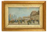 Untitled by Henri Cassiers, gouache on paper, offered Jul 2020
