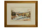 Scottish river scenes, (4) watercolours 22.5 x 35cm; 25 x 35.5cm; 23 x 34.5cm; 23 x 34cm (4) by John Kidd Maxton, watercolor, offered Jul 2020
