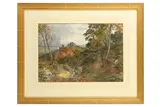The word of Kent - from woodhill Signed and dated lower left ' by Samuel Bough, Watercolour painting, offered Jul 2020