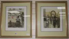 Untitled by Bernard Dunstan, pencil, sold Nov 2017