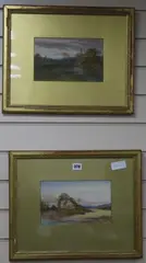 Untitled by Edgar John Varley, watercolor, sold Nov 2017