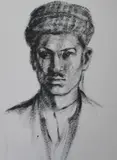 Untitled by Edward Nevil Prescott, charcoal, offered Nov 2017