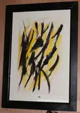 Mixed mediaUntitledsigned and dated '7427 by William Gear, oil, sold Oct 2017