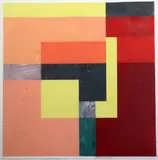 Untitled by Richard Roblin, acrylic on paper, sold Oct 2017