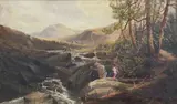 North Walesinscribed verso12 x 18in by Thomas Morris Ash, oil on canvas, sold Oct 2017