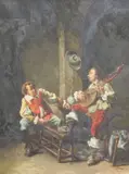 Untitled by P. Louis Ferdinand Antoni, oil on canvas, sold Oct 2017