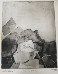 Untitled by Erich Kraemer, watercolor, sold Oct 2017